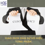 giao dịch dân sự vô hiệu từng phần