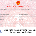 Mất giấy đăng ký kết hôn xin cấp lại như thế nào?