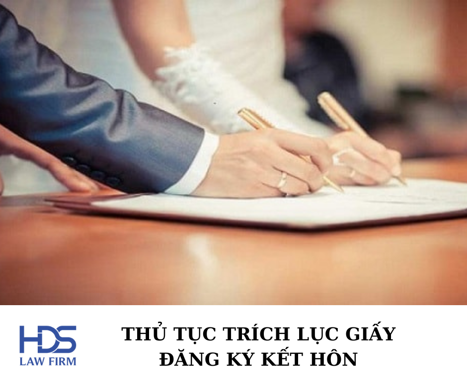 Thủ tục trích lục giấy đăng ký kết hôn