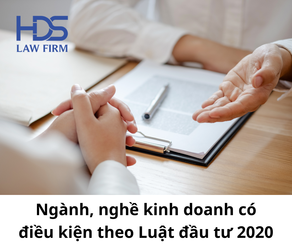 Ngành, nghề kinh doanh có điều kiện theo luật đầu tư 2020