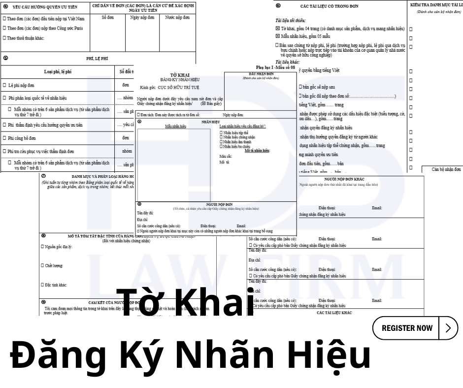 Tờ Khai Đăng Ký Nhãn Hiệu