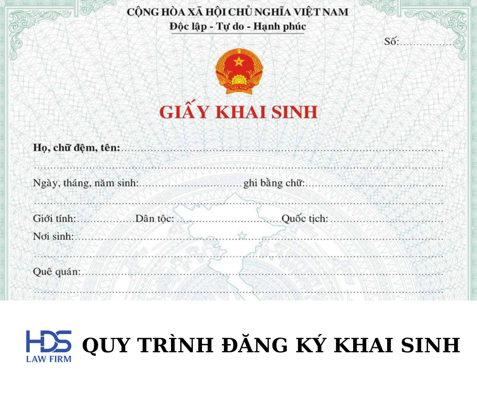 Quy trình đăng ký khai sinh