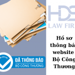 Hồ sơ thông báo website Bộ Công Thương