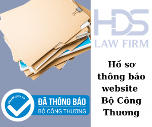 Hồ sơ thông báo website Bộ Công Thương