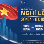 THÔNG BÁO NGHỈ LỄ 30/4 & 1/5