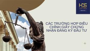 dieu chinh giay chung nhan dang ky dau tu